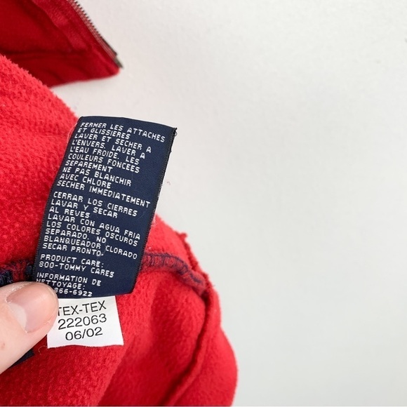 Vintage ‘02 Tommy Hilfiger Men’s Zip Up Sports Jacket Sz XL - Picture 8 of 10